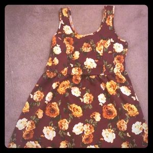 Floral print dress